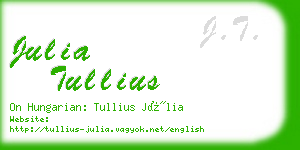 julia tullius business card